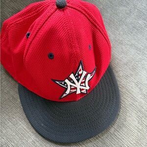 New Era 59fifty New York Yankees American Flag Red White & Blue Hat Cap Sz 7 1/8